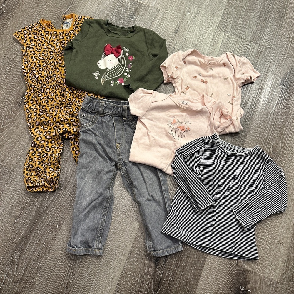 Girls carters 12 month bundle lot
